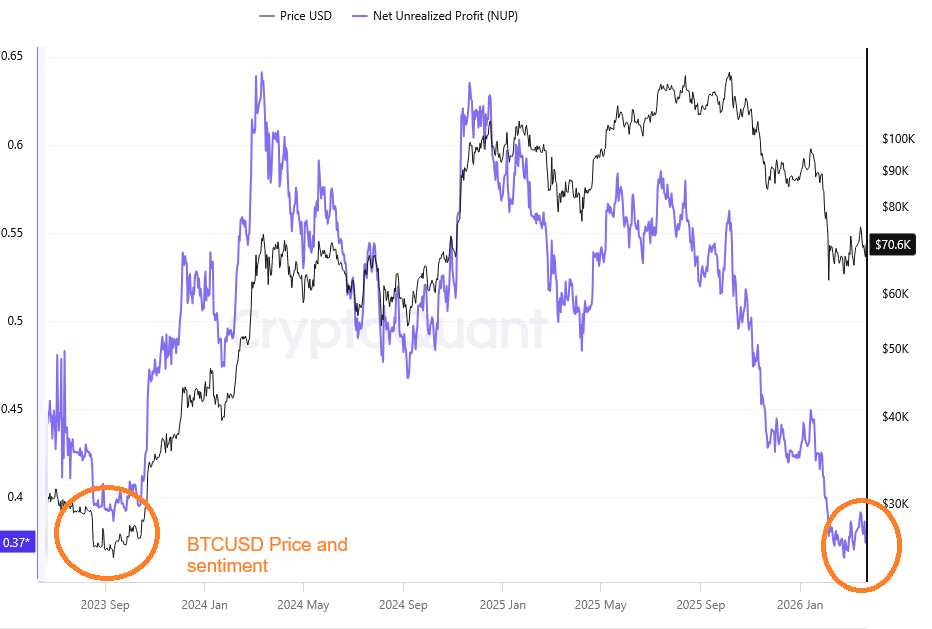 NUP Analysis on Bitcoin