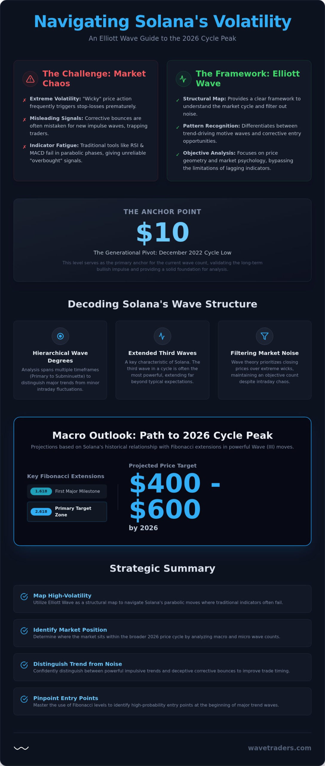 Solana Elliott Wave Analysis: Mapping the Path to the 2026 Cycle Peak