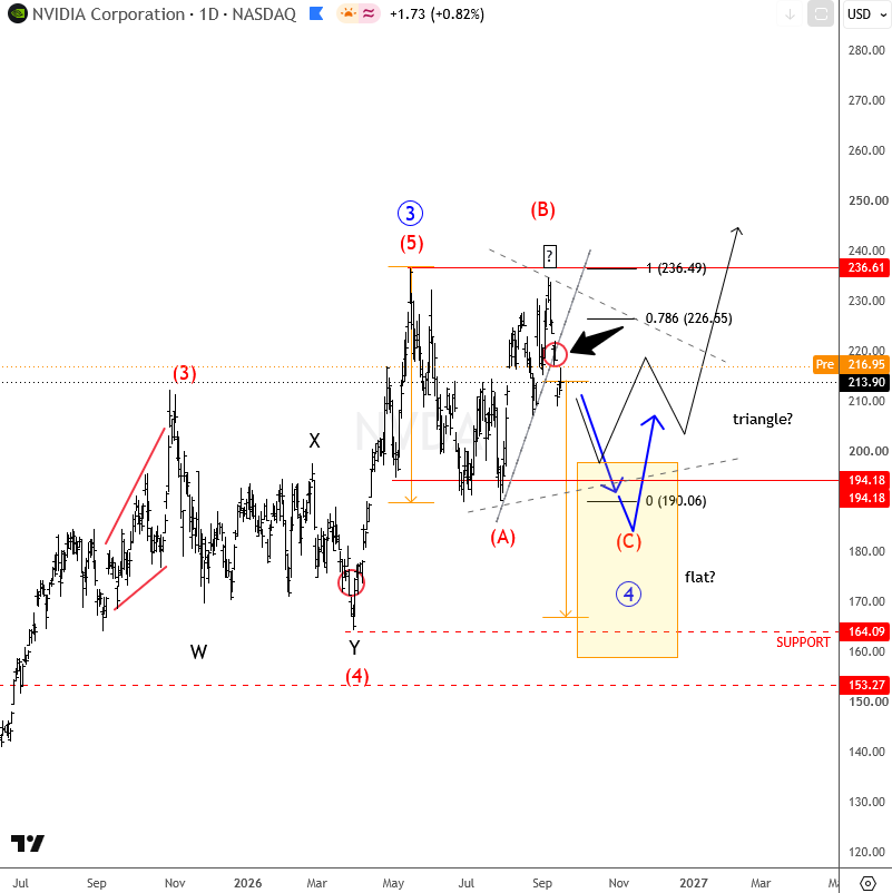 NVIDIA Elliott Wave Analysis